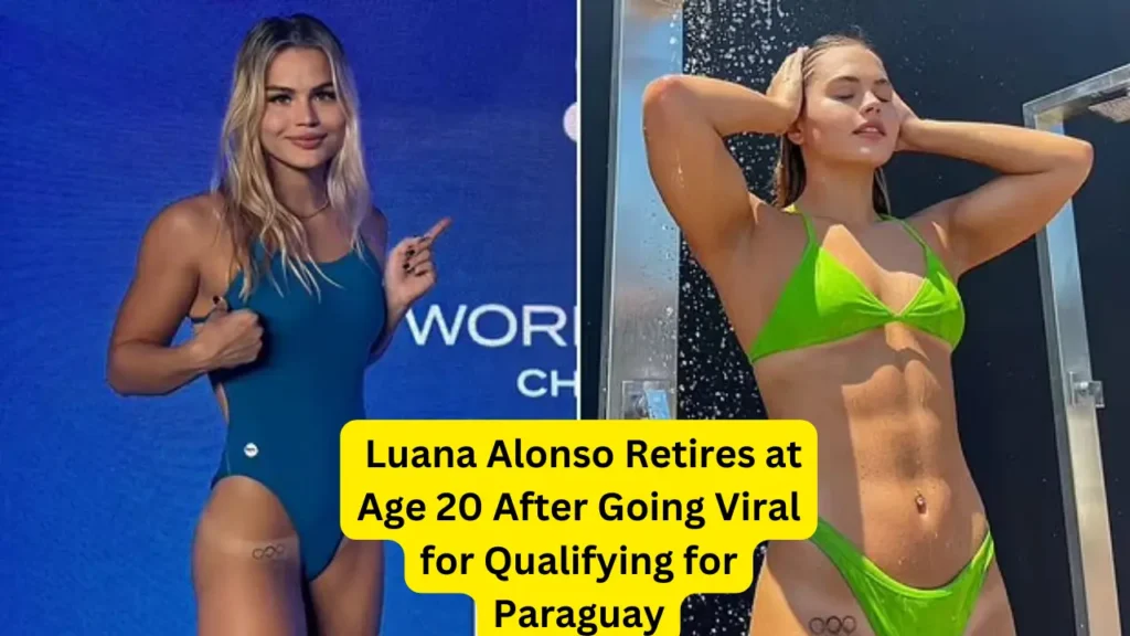 Glamorous Olympic Swimmer Luana Alonso Retires at Age 20 After Going Viral for Qualifying for Paraguay