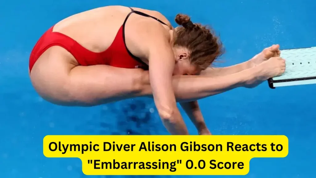 Olympic Diver Alison Gibson Reacts to "Embarrassing" 0.0 Score