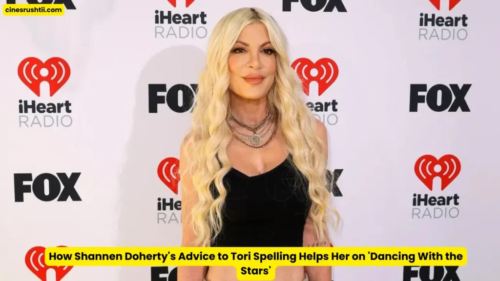 How Shannen Doherty's Advice to Tori Spelling Helps Her on 'Dancing With the Stars' 1 How Shannen Doherty's Advice to Tori Spelling Helps Her on 'Dancing With the Stars'